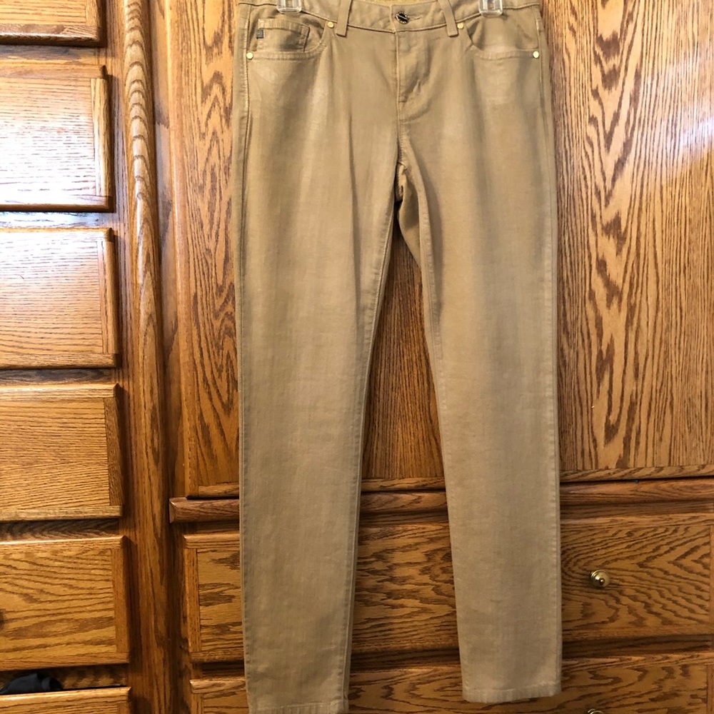 Michael Kors Gold Coated Jeans